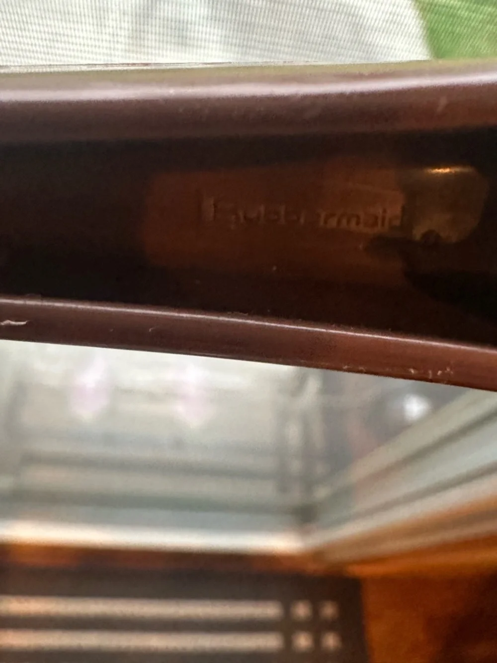 Vintage Rubbermaid Brown Ice Cream Scoop #1910